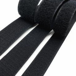 1 Pair 5mm-50mm Black White Adhesive Fastener Tape Hook and Loop  Cable Ties Sewing Accessories,  Yard/lot