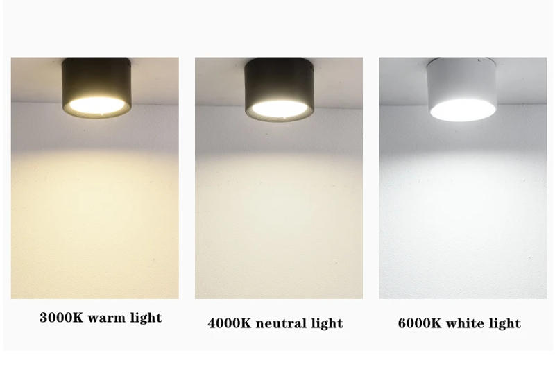 Description Picture 5 of itemDimmable round surface mounted downlight led small ceiling light ceiling light spotlight hallway entrance light aisle light