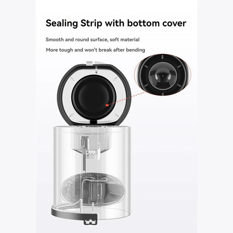 Description Picture 4 of itemDust Bin For Dyson V6 Dc58 Dc59 Dc62 Dc74 Vacuum Cleaner Parts Dust Bucket Bottom Cover Top Cover Cyclone Dust Bucket