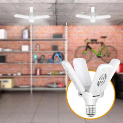 Kedia LED Bulb E27 Fan Blade Lamp Foldable Led Light Bulb Adjustable Led Lamp Industrial Home Ceiling Garage Lighting Lights Hot
