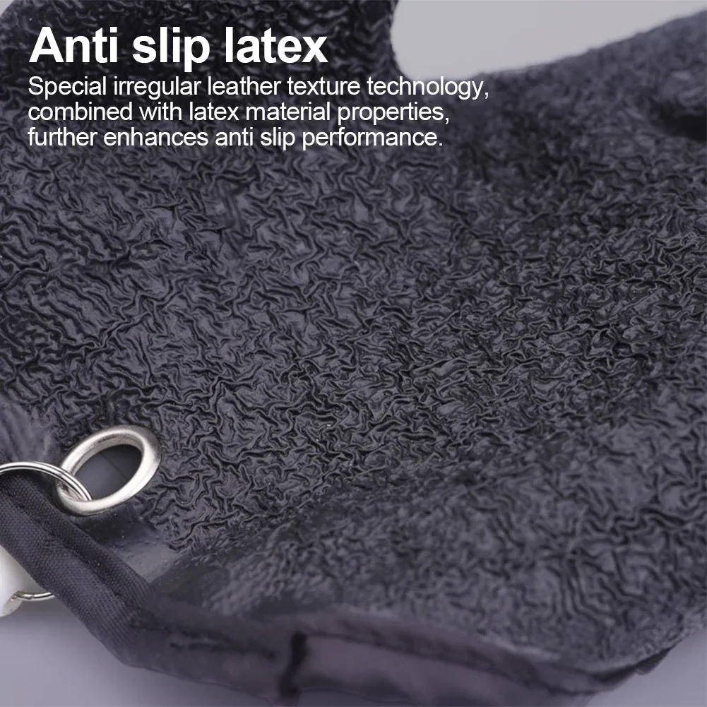 Description Picture 6 of itemFishing Gloves Catch Fish Anti-slip Durabl Knit Full Finger Waterproof Work Cutproof Glove Clasp Left Right Apparel Protect Hand