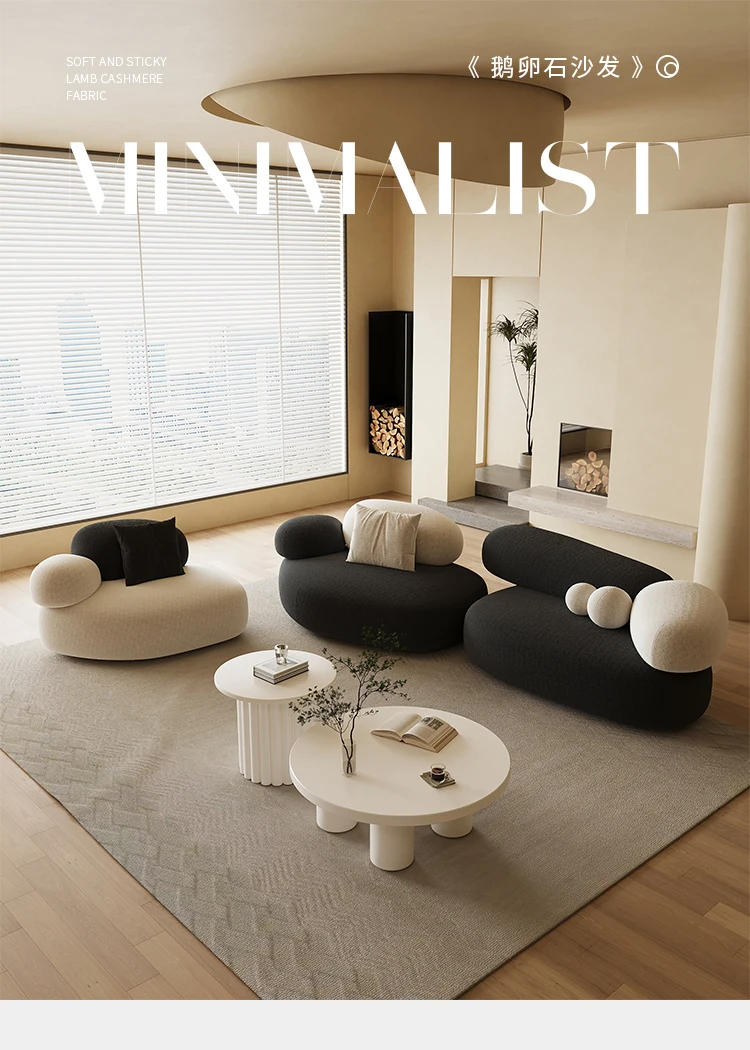 Description Picture 2 of itemSectional Lazy Sofas Living Room Minimalist Multifunctional Luxury Sofa Chair Office Modern Canape Salon De Luxe Home Furniture