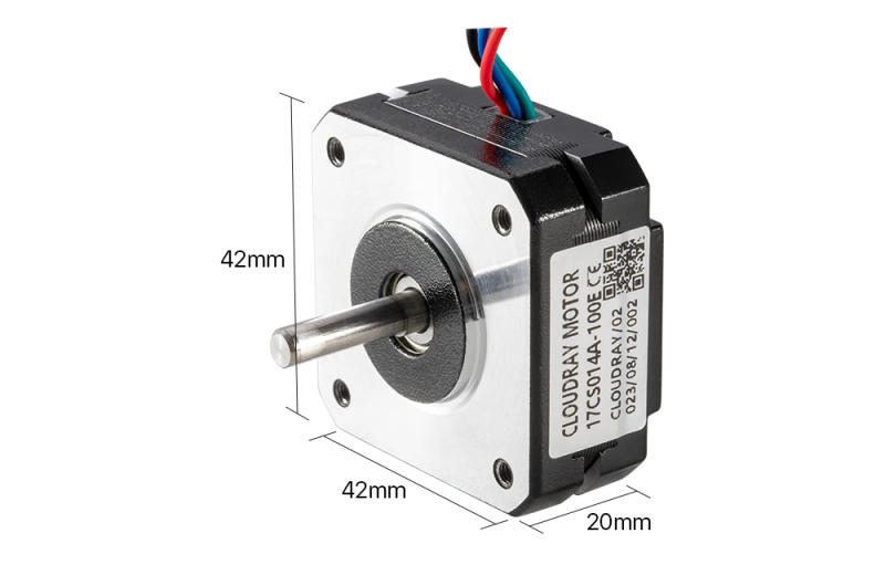 Description Picture 6 of itemCloudray Nema 17 20mm 2-Phase Open Loop Stepper Motor 0.4N.m 1.0A Short Motor for CNC Extruder DIY 3D Printer motor