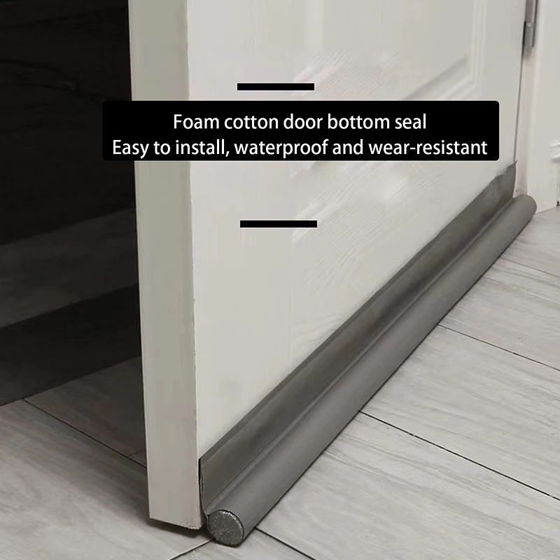 Description Picture 2 of itemWindproof Seal Strip Draught Excluder Stopper Door Bottom Guard Double Protector Doorstop Dust-Proof Blocker Sealer Soundproof