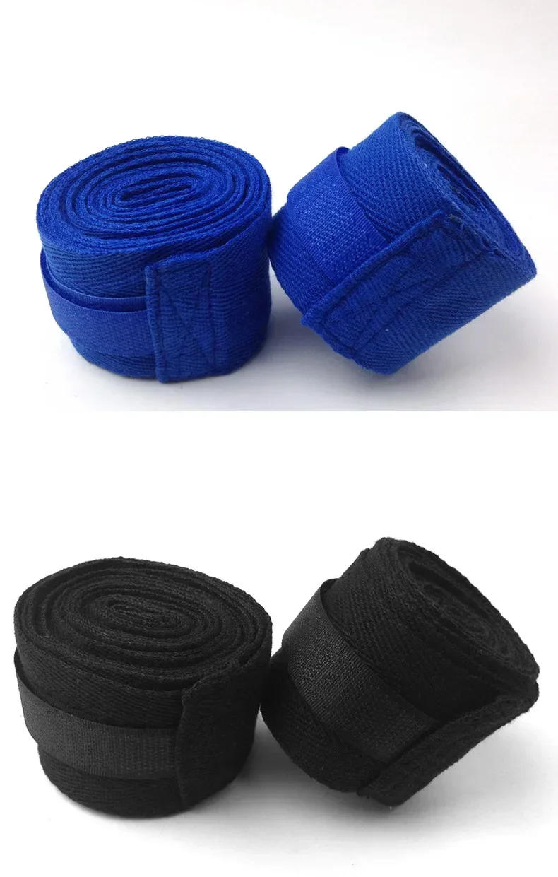 Description Picture 5 of item2.5M/5M Boxing Bandage Wrap Cotton Sports Straps Taekwondo Hand Gloves Wrap Combat Protect Belt Boxing Handwraps for Men Women