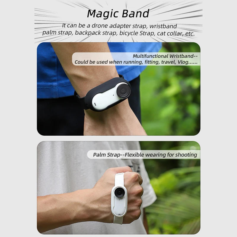 Description Picture 6 of itemCamera Strap Protective Cover Cat Collar Accessories Bicycle Strap Fall Prevention Action Camera Accessories for Insta 360 GO3