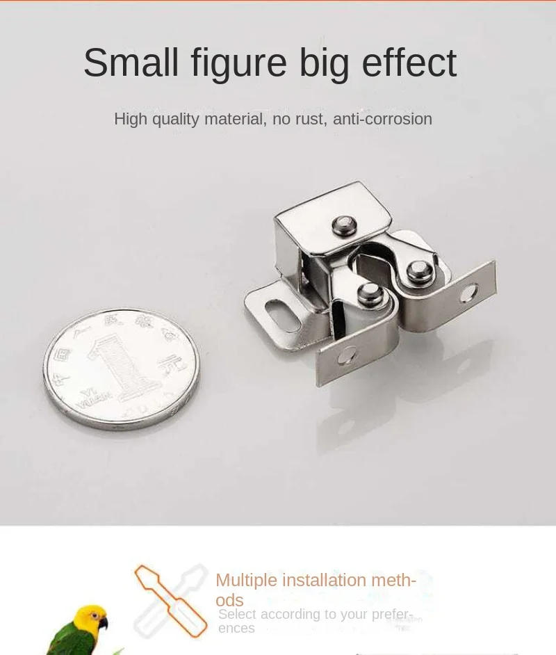 Description Picture 6 of itemAccessories Bag Magnet Cabinet Catches Door Stop Closer Stoppers Damper Buffer for Wardrobe Hardware Furniture Fittings