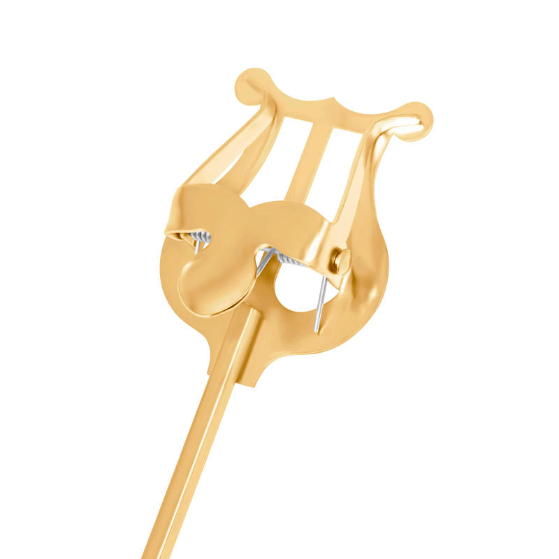 Description Picture 5 of itemIRIN Baritone Tuba Marching Music Sheet Stand Metal Brackets Clip Trumpet Marching Clamp Metal Holder Baritone Music Score Clip