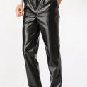 Winter Oversize Warm Leather Trousers Pu Pantalons Pu Straight Cuero Pantalones Male Autumn Plus Velvet Leather Pants