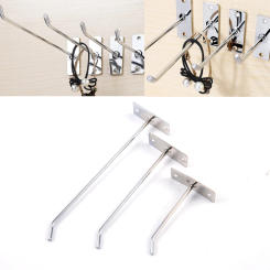 5pcs/lot Hole Board Hook Steel Oblique Hanger Hardware Tool Hammer Pliers Wall Mount Storage Rack Garage