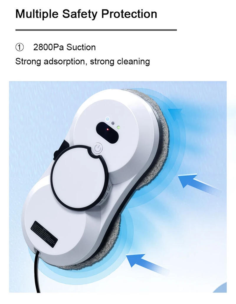 Description Picture 5 of itemFully Automatic Window Cleaning Robot Water Spray Intelligent Electric Brush Magnetic Brushless Motor Car Glass Washer