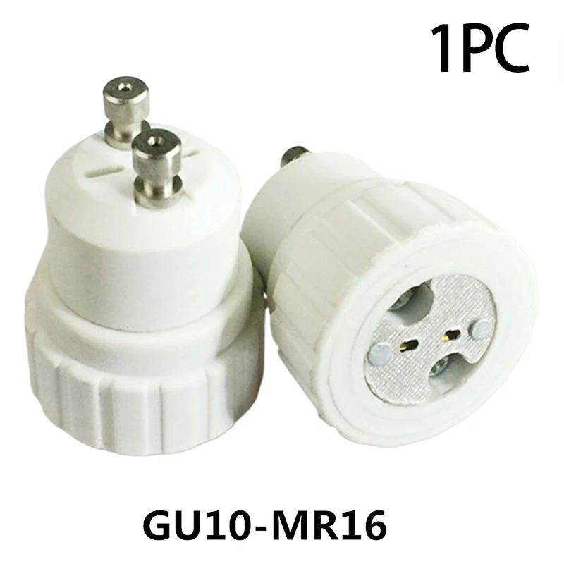 Description Picture 2 of itemHalogen LED Light Bulb G4 Pin Adapter White Converter Lamp Holder GU10 To MR16 High Quality Ceramic Socket Base