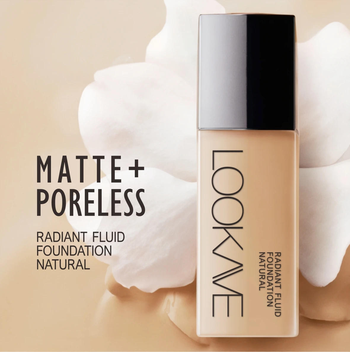 Description Picture 5 of item21g Liquid Foundation Long Lasting Full Coverage Matte Moisturizing Eveness Dark Beige Concealer Cream Base Makeup Cosmetics