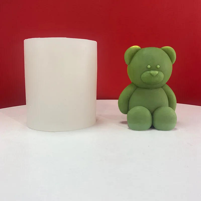 Description Picture 3 of itemDIY Cute Bear Candle Silicone Mold for DIY 3D Handmade Chocolate Aromar Candle Making Wax Mould Hoem Decor Plaster Ornament Mold