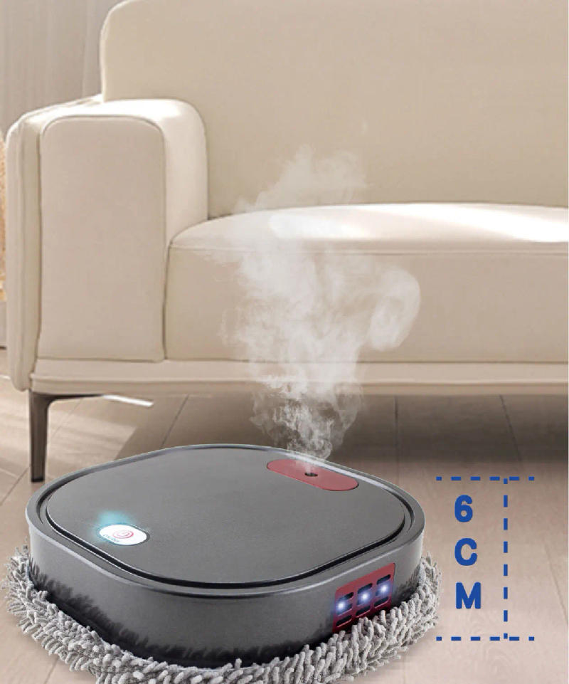 Description Picture 6 of item2024 New Rechargeable Smart Mopping Robot Spray Cleaner Dry and Wet 3 in 1 Sweep and Mop Robot Vacuum Cleaner Home Mopping Robot