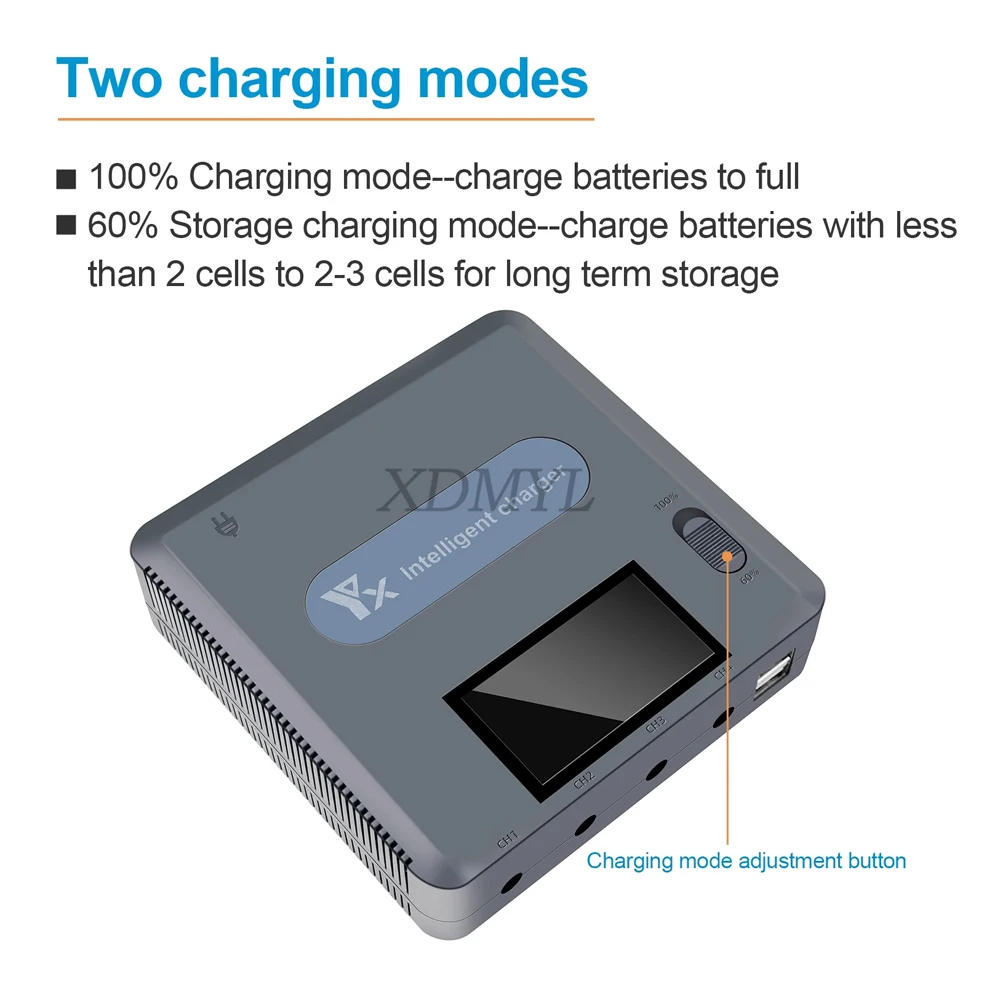 Description Picture 2 of item6 IN 1 Digital Display Battery Charger for DJI Mavic 3 Drone Battery Charging Hub Fast Smart Battery Charger Drone Accessories