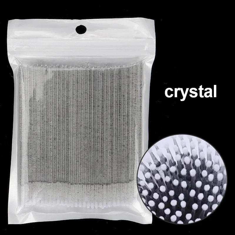 Description Picture 6 of item500/1000PCS Eyelash Cleaning Brush Highly Colorful Beauty Makeup Clean Remover Tool Wholesaler Crystal Brush Eyelash Micro Brush