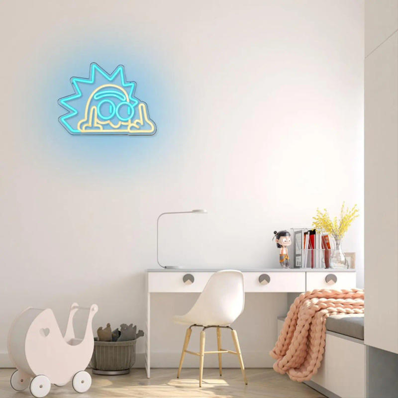 Description Picture 3 of itemAnime Neon Signs For Man Cave Dimmable LED Neon Lights Sign For Wall Art Kids Bedroom Wall Decor Birthday Bar Party Gift