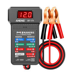 Current Meters 12V Car Battery Tester 100-2000CCA Battery Load Tester Auto Cranking and Charging System Alternator Analyzer