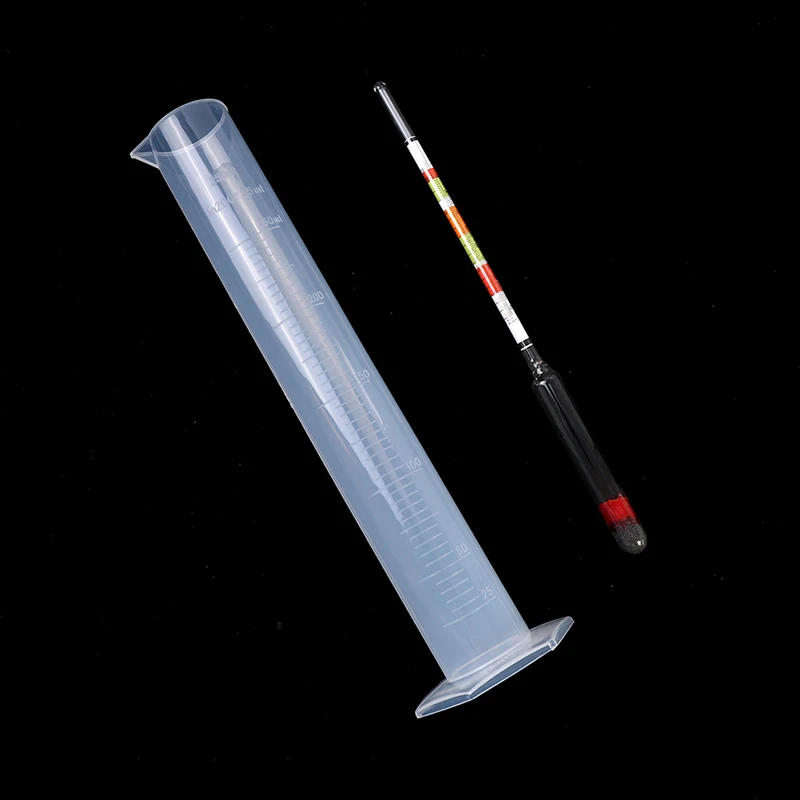 Description Picture 3 of item3Pcs/set Triple Scale Hydrometer For Home Brew Wine Beer Cider Alcohol Testing 3 Scale Hydrometer Wine Sugar Meter Gravity Test
