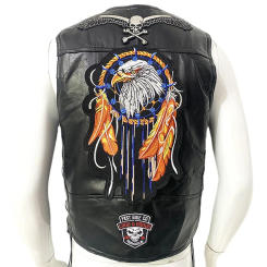New Moto Vest Patch Men's Short Motorcycle Sleeveless Jacket Biker Casual Streetwear Waistcoat Locomotive Club Punk Leather Vest