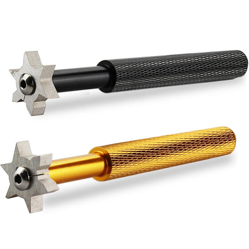 Description Picture 2 of itemGolf Club Grooving Sharpening Tool Golf Club Sharpener Head Strong Wedge Alloy Wedge Sharpening Cut 6 colors Golf Groove Tool