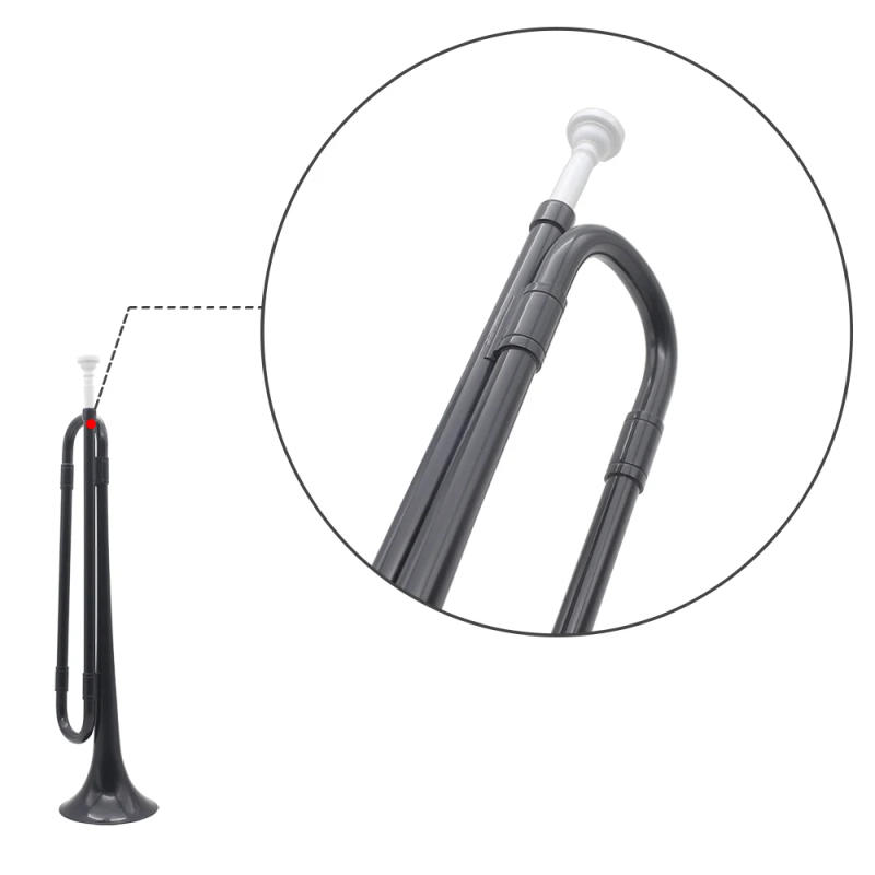 Description Picture 6 of itemYouth Trumpet Bb ABS Plastic Young Pioneers Bugle Call Student Horn Colorful Beginner for Brass Musical Instrument Performance