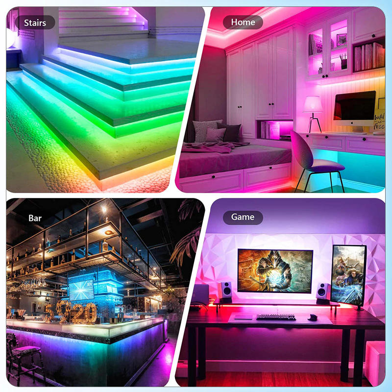 Description Picture 5 of itemRGB Neon LED Strip Light DC12V Bluetooth Control RGBIC Neon Sign Lighting Tape For Garden Billboard Indoor Room Party Decor