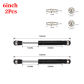 6IN 2Pcs Black