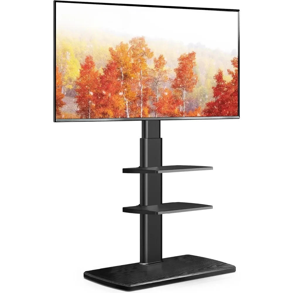 Description Picture 2 of itemTV Floor Stand for 32 39 40 43 49 50 55 60 65 70 Inch TVs, Tall TV Stands with Sturdy Wood Base, Universal Corner Stand