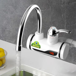360° Electric Kitchen Water Heater 3000W 220V Heater Cold Heating Faucet Stainless Steel Faucet Tap Instant Heater Faucet