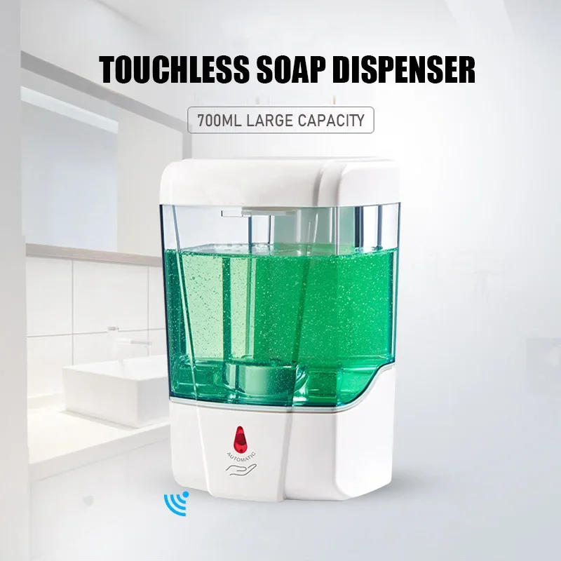 Description Picture 3 of itemAutomatic Liquid Soap Dispenser Touchless Sensor Bathroom Smart Soap Machine 700ML Electric LiquidSoap Dispenser Pump Container