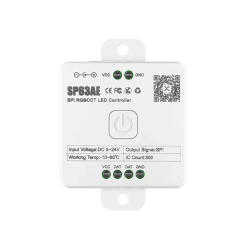 SP63AE/RB4/RC4 Pixels LED Controller SPI WS2812B RGB SK6812 WS2814 RGBCCT Light Strip Bluetooth Music IOS Android 2.4G 5V-24V