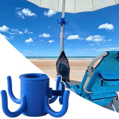 Portable Widely Compatible Space-saving Four Feet Umbrella Hook Accessory Umbrella Hanging Hook Outdoor Supply