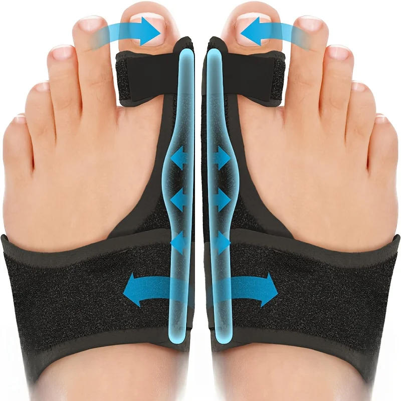 Description Picture 2 of item1 pcs toe separators, built-in metal plate, solid and straight, mercerized cotton, breathable and not stuffy