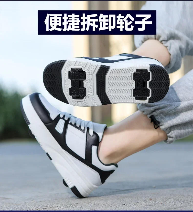 Description Picture 5 of itemRoller Skate Shoes Kids Skating Sneaker Spring Autumn Children Fashion Casual Sport Gift Boys 4 Wheels Sneakers Girls Boots