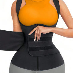 Neoprene Sauna Suit for Women Sauna Sweat Vest Waist Trainer Adjustable Belts
