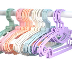 Baby Hangers for Closet,  Kid's Hangers，Everyday Standard Use, Cascading Plastic Hanger Ideal for Girl Dress