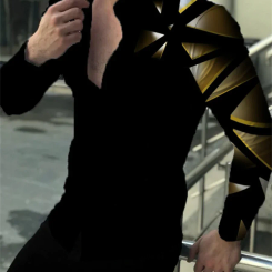 Fashion men's spring and summer long-sleeved shirt lapel sports leisure outdoor street high-quality silk material plus size 2023