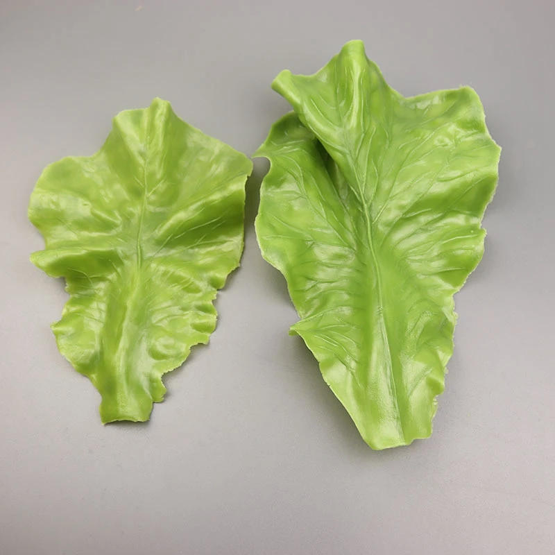 Description Picture 4 of itemArtificial Vegetables Lettuce Fake Kitchen Accessories, Soft PU Leaf Model, Simulation Food Decoration, 1Pc