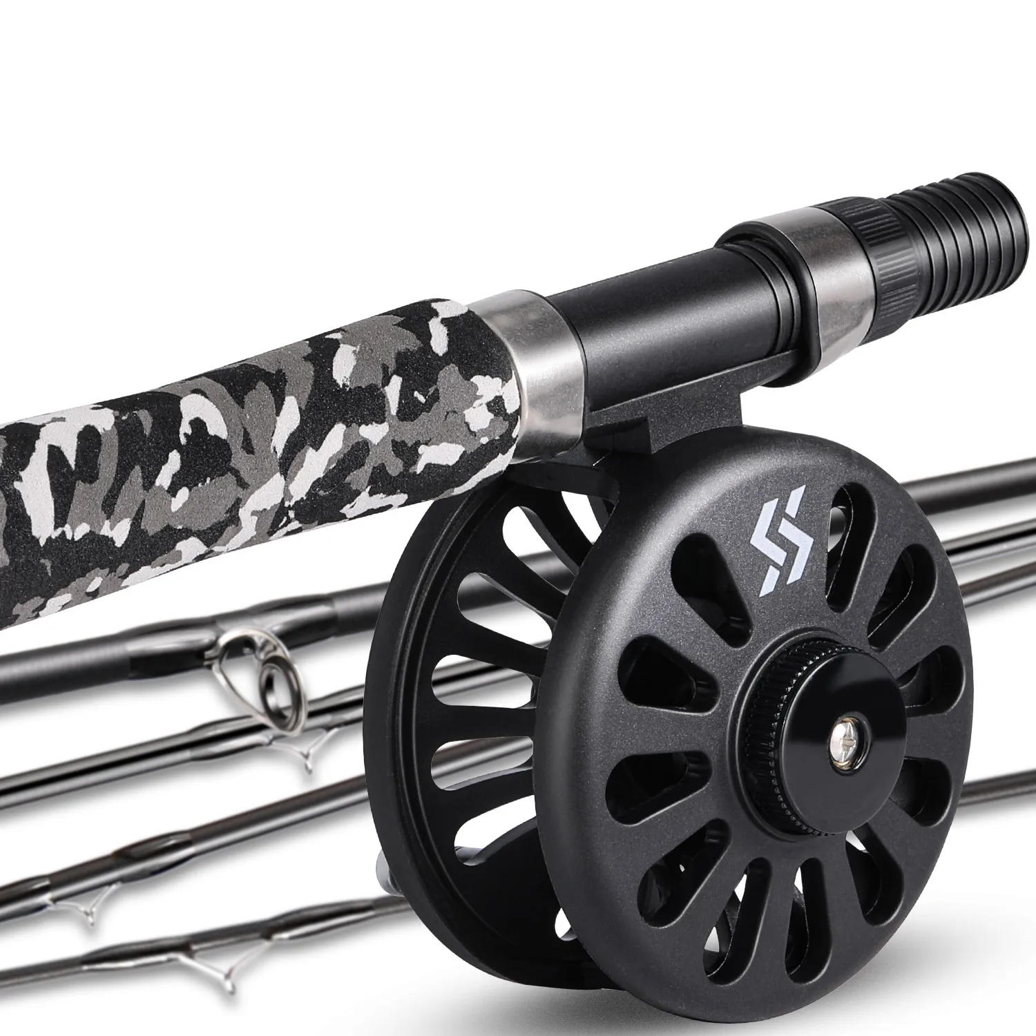 Description Picture 3 of itemSougayilang 5# Fly Fishing Rod Combo Super Light Portable Carbon Fiber Trout Rod Starter Package Fly Fishing Kit Fishing Tackle