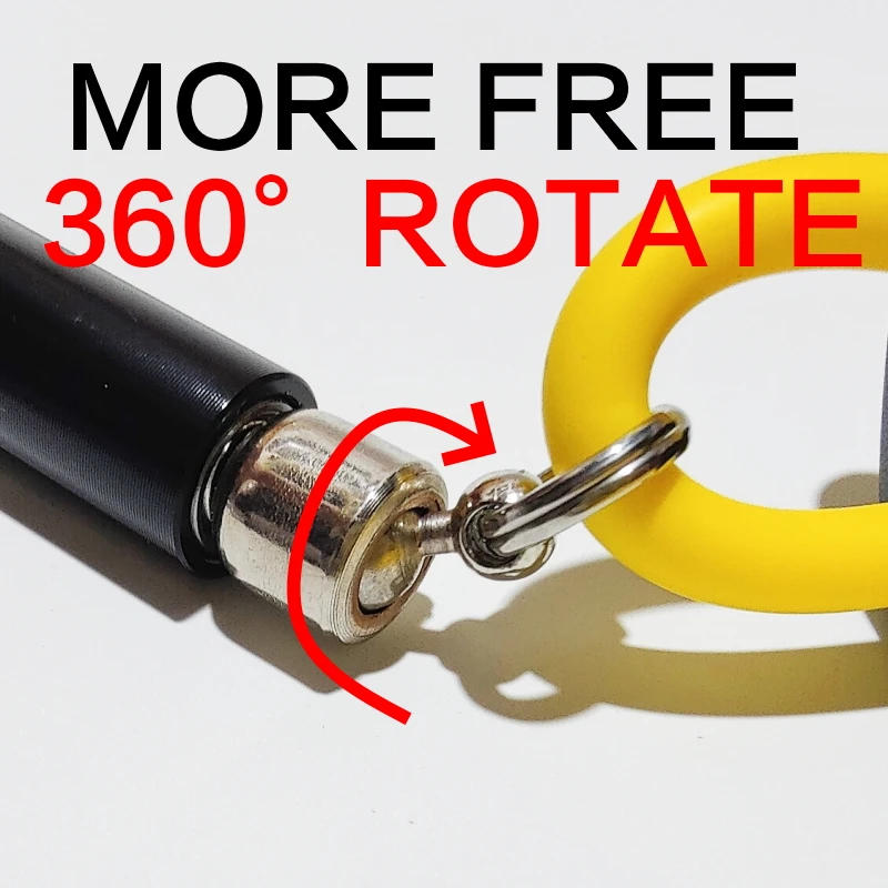 Description Picture 4 of itemNEVERTOOLATE 360 free rotate ball bearing metal handle EASY CHANGE ROPE skip skipping jump rope no tangle fitness