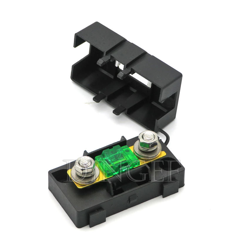 Description Picture 6 of item1Set ANS ANL trumpet Fork Plug Fuse 20A 30A 40A 50A 60A 70A 80A 100A 150A 200A Bolt fixed insurance film ANS-8 Safety plate base