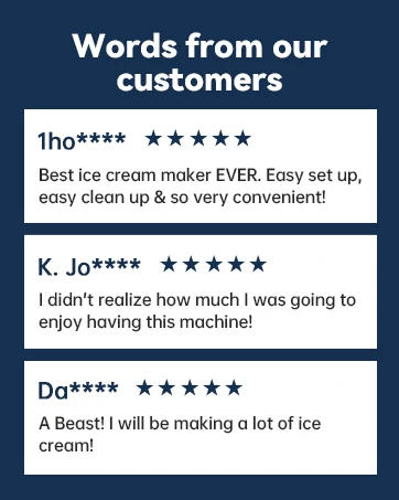 Description Picture 4 of itemIce Cream Maker with Compressor,  Ice Cream Machine - No Pre Freezing, 2.5L Gelato Machine and Ice Cream Maker Machine