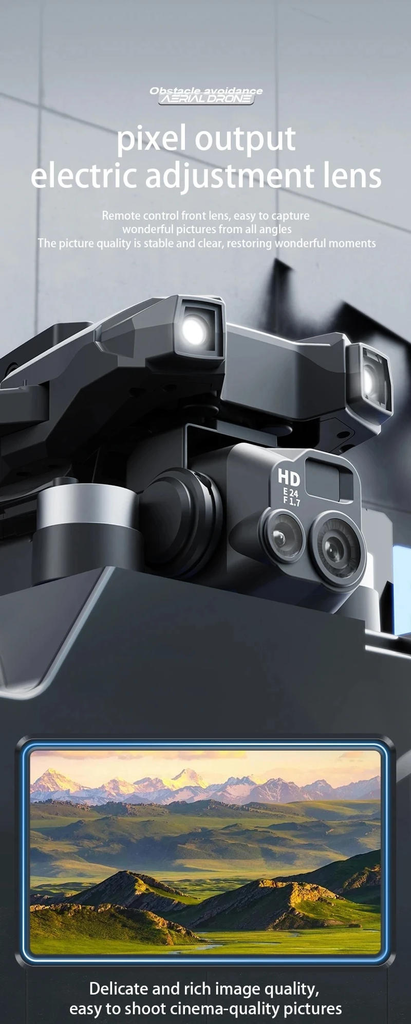 Description Picture 4 of itemFor Xiaomi YK8 Drone 8K Professional Dual Camera GPS Obstacle Avoidance Aerial Photography  Foldable Brushless Quadcopter Gift