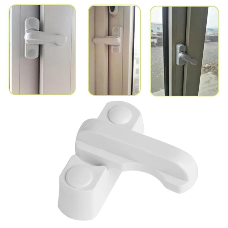 Description Picture 3 of item5PCS Plastic+Stainless Steel+Zinc Alloy UPVC Child Safe Security Window Door Sash Lock Safety Lever Handle Sweep
