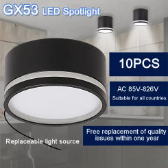 GX53 Spot Led Lights AC85-265V Led Downlights Replaceable Bulb Down Light Living Room Kitchen Ceiling lamp Home Decor Spotlight