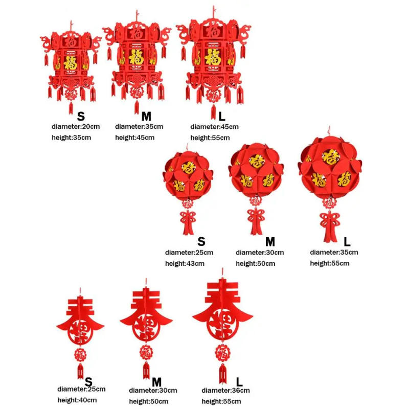 Description Picture 3 of itemChinese New Year Lantern Chinese New Year Decoration Pendant Spring Festival Lantern ornaments Chinese New Year props