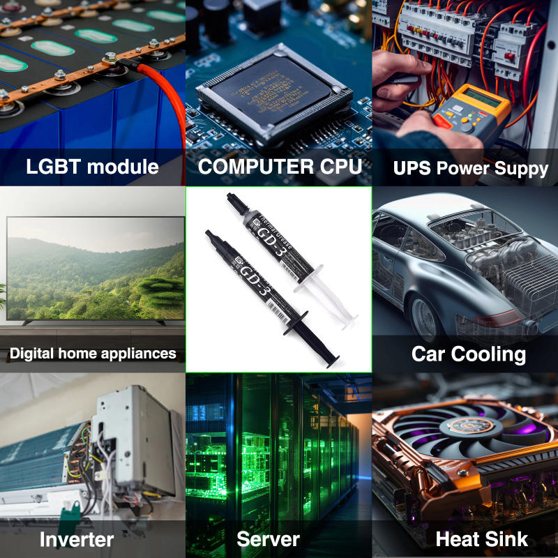 Description Picture 5 of itemGD-3 Thermal Paste 3g/7g CPU Cooler Silicone Grease For CPU Processors GPU Printer Heat Sink Cooling Cooler Thermal Compound