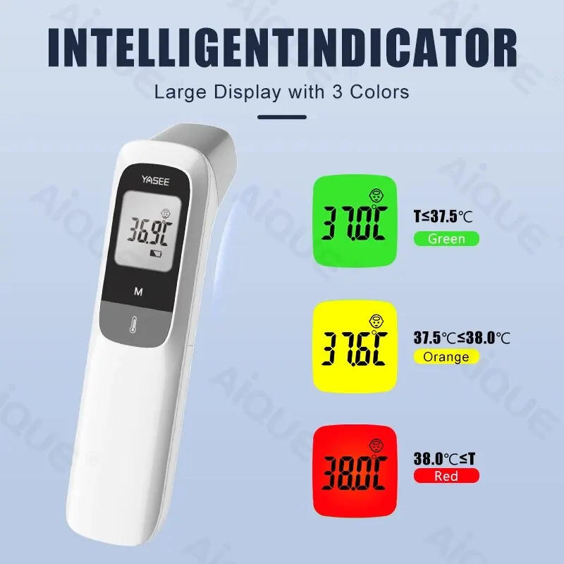 Description Picture 3 of itemBacklit Medical Temperature Infrared Non-contact Thermometer Forehead Digital Thermomete LCD Display Fever Measure Baby Adult